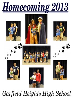 2013 Garfield Heights  High School Homecoming Court 