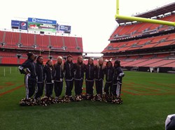 Varsity Cheerleaders at Cleveland Browns Stadium