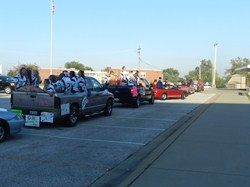High School Students Celebrate Homecoming Week With Annual Motorcade
