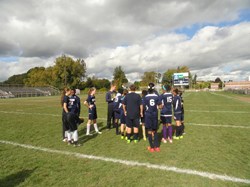 Middle School Soccer Team Preparing for High School Athletics