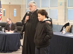 Garfield Heights Middle School Hosts Court in the Classroom