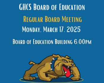 ?The Regular meeting of the Garfield Heights Board of Education will be held on Monday March 17, 2025 at 6PM