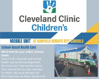 Cleveland Clinic Children's Mobile Unit at Garfield Heights City Schools (Schedule attached)