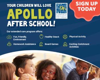 Apollo Before and After Care Comes to Garfield Heights City Schools! 