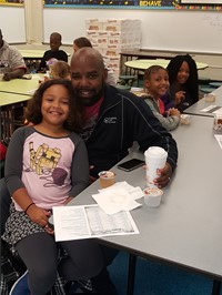 Donuts with Dads - 4th Grade 2016