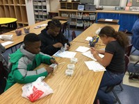 students playing math games