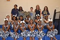 cheerleaders, Bulldog, Kali Strickland, Toya Hodge, Jean Rizi, April Smith