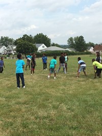 Football at recess