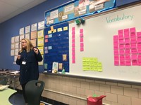 presenting vocabulary words