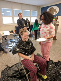 pie a teacher in the face