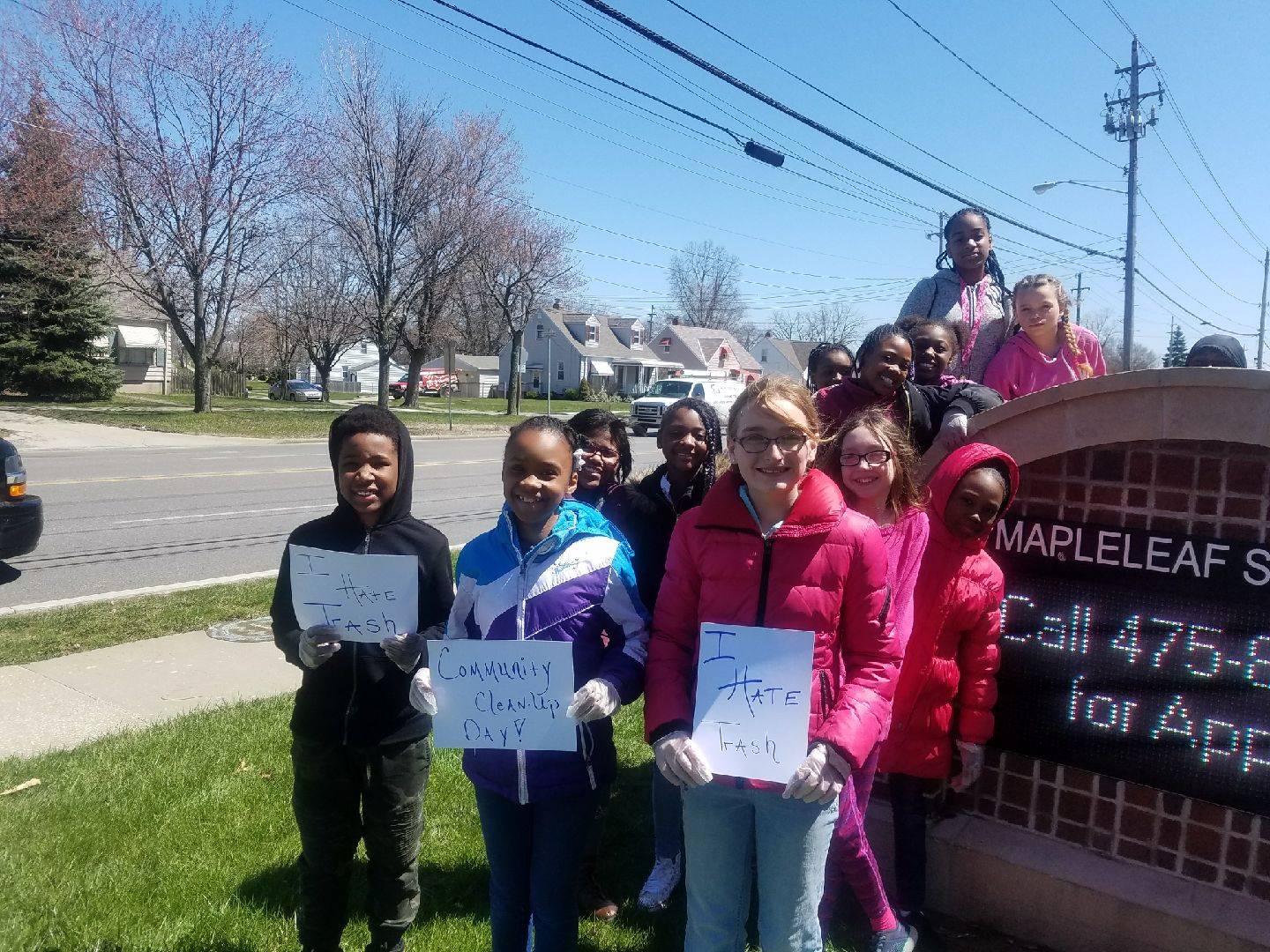 GHCS Street Clean-up - April 2018