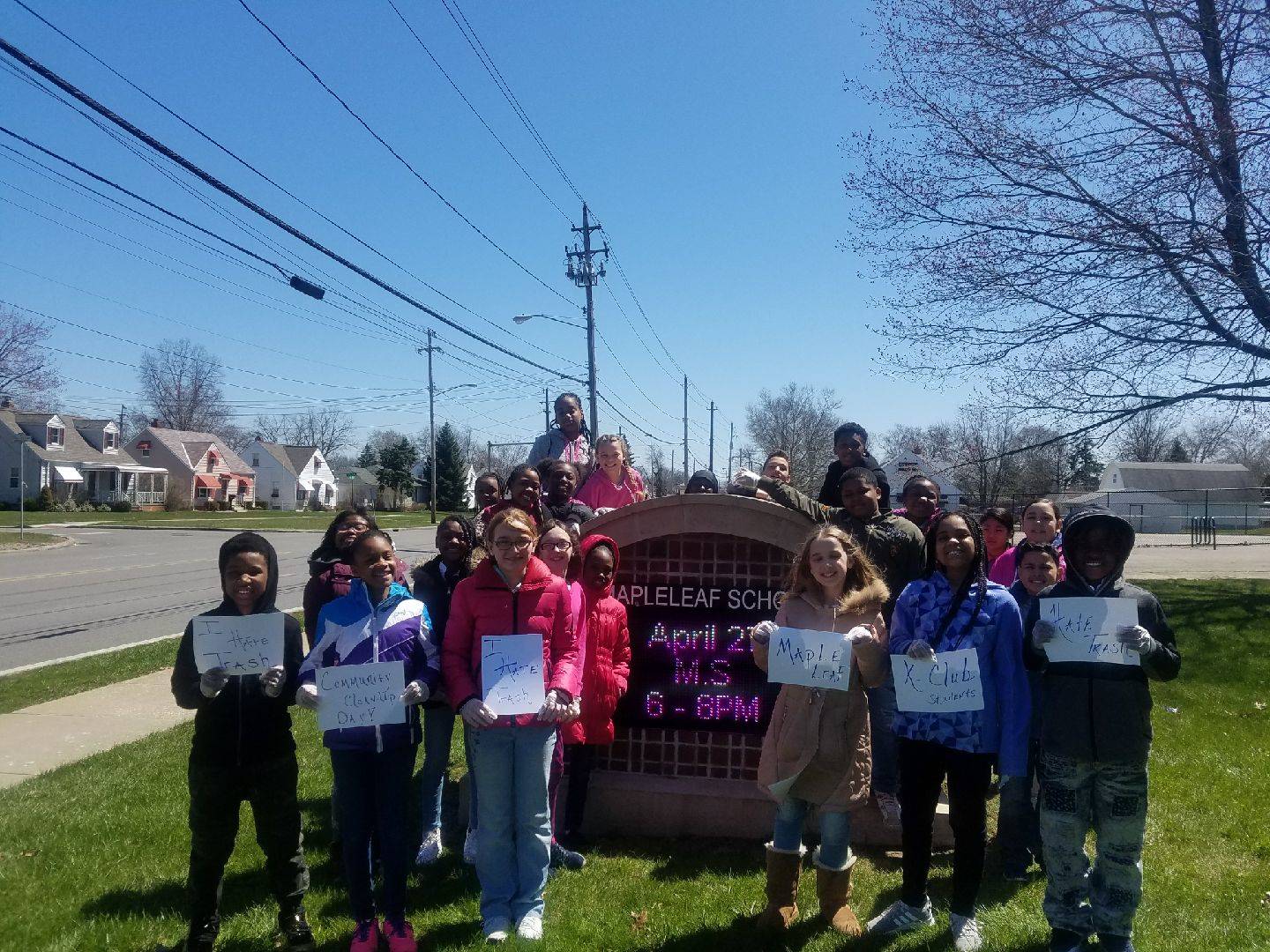 GHCS Street Clean-up - April 2018
