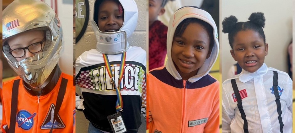 3rd grade wax museum students -Mae Carol Jemison